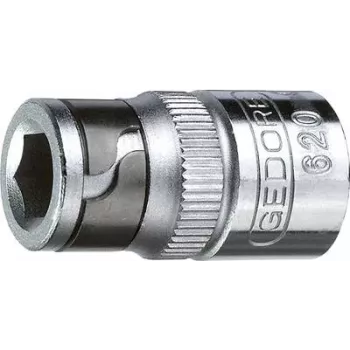 GEDORE 620 adaptador de bits 1/4 quadrado para 1/4 sextavado (1649329)