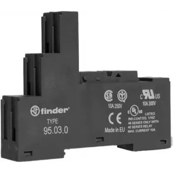 Base de relé Finder 95.03.0 compatível com série: série 40 1 unid. (95.03.0)