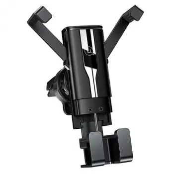 Suporte de telemóvel para automóvel USAMS 4,7-7 polegadas suporte universal para telemóvel no carro suporte por gravidade para smartphone suporte com clipe de ventilação suporte GPS para iPhone Xiaomi Samsung