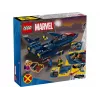 Brinquedo de construção LEGO Marvel Super Heroes X-Jet 76281 com 5 minifiguras