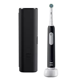 Escova de dentes Oral-B PRO Series 1 para adulto com tecnologia de rotação-oscilação preta