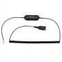 Cabo espiral Jabra GN1218 AC 2m, preto