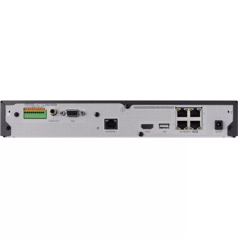 Gravador de vídeo em rede – 4 canais – 50 Mbit/s – 1x SATA – HDMI – sem disco rígido – switch PoE