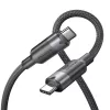 Cabo Vention USB 3.2 5A 10 Gbps 1 m BK USB-C para C