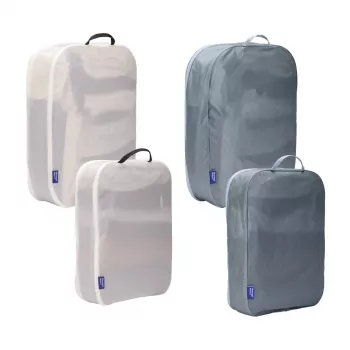 Thule 5580 Conjunto de cubos de bagagem Family pond gray/branco
