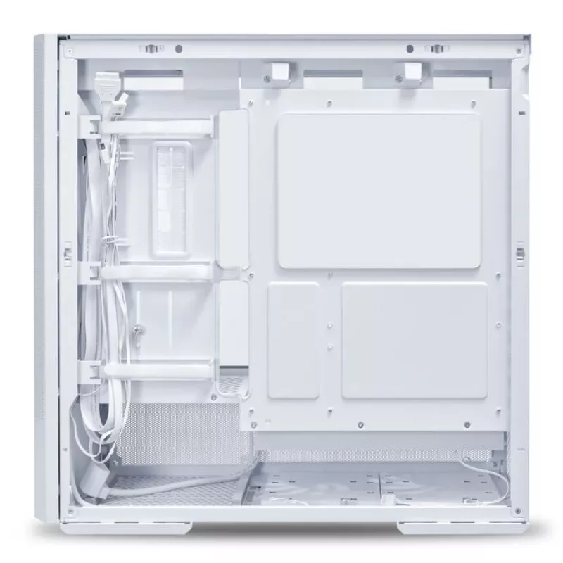 Caixa de PC Midi Tower Lian Li LANCOOL 207 — branco, painel transparente, suporta ATX/MicroATX/MiniITX, sem fonte de alimentação