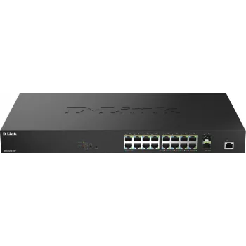 D-Link Switch Smart Managed 18 portas 2.5G Multi-Gigabit PoE++ com 2 portas 10G SFP+