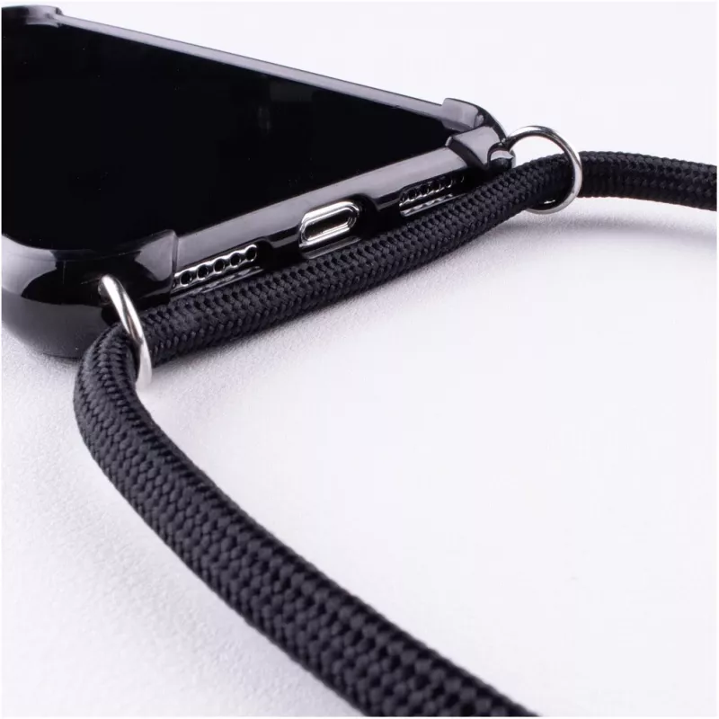 Lookabe Necklace Snake Edition capa de telemóvel para iPhone XR, prateado/preto