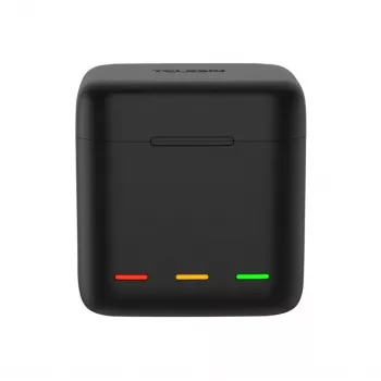 Caixa de carregamento de 3 vias Telesin para GoPro Hero 12 / Hero 11 / Hero 10 / Hero 9