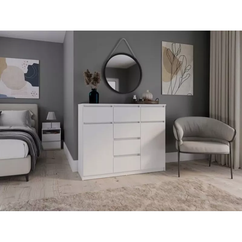 Cómoda MALWA 2D6S branca