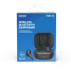 Headset in-ear TWS SAVIO TWS-12, Bluetooth 5.3, microfone integrado, preto