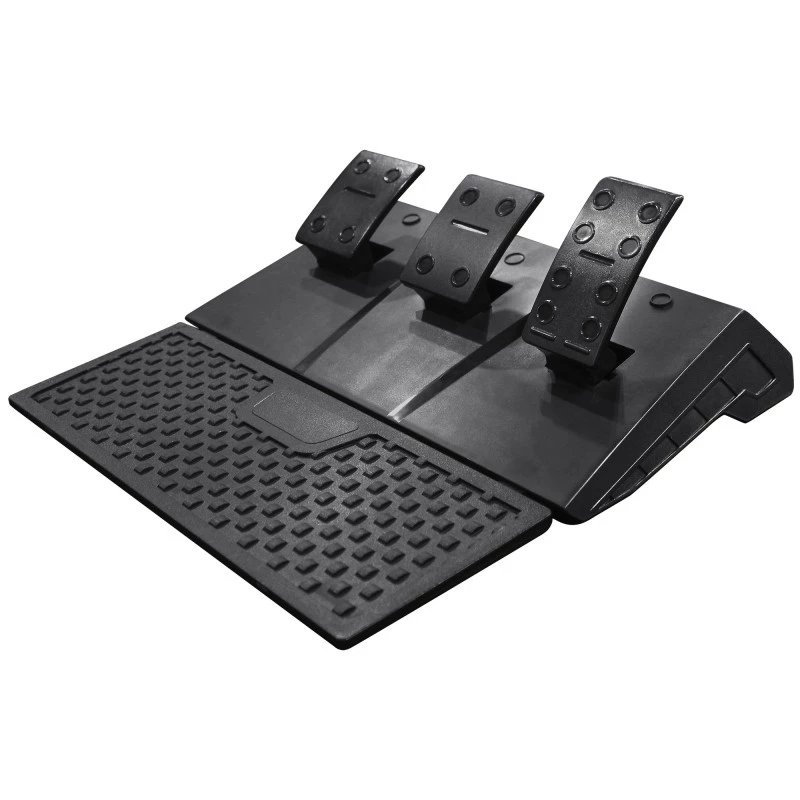 Volante + pedais Subsonic GS850-X preto rotação 270° USB