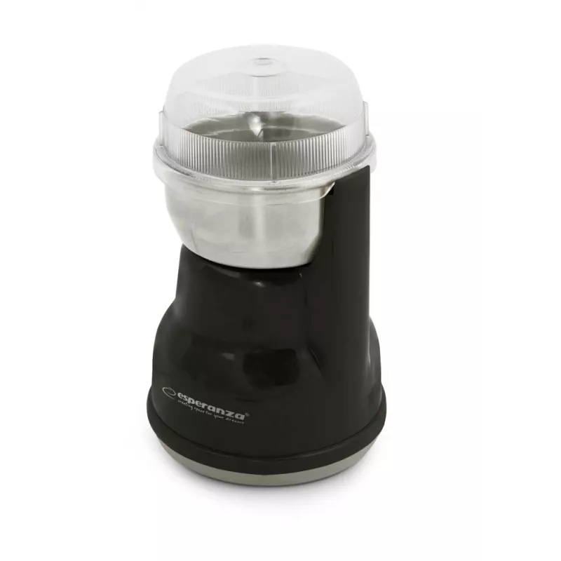 Moinho de café com lâminas ESPERANZA EKC002K – 160 W, capacidade 50 g, definições ajustáveis, preto