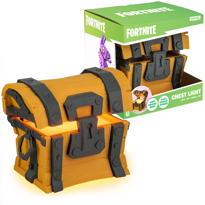 Candeeiro de mesa Paladone Fortnite Chest Light – candeeiro LED temático de novidade