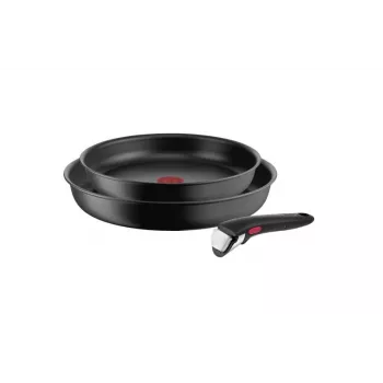 Conjunto de frigideiras Tefal L7649253 — 24 cm e 28 cm indução, cabo removível