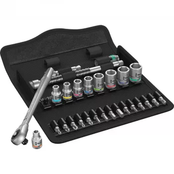 Conjunto de chaves de caixa Wera 8100 SA 10 28 peças