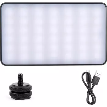 Lâmpada fotográfica LED de bolso PULUZ (preto)