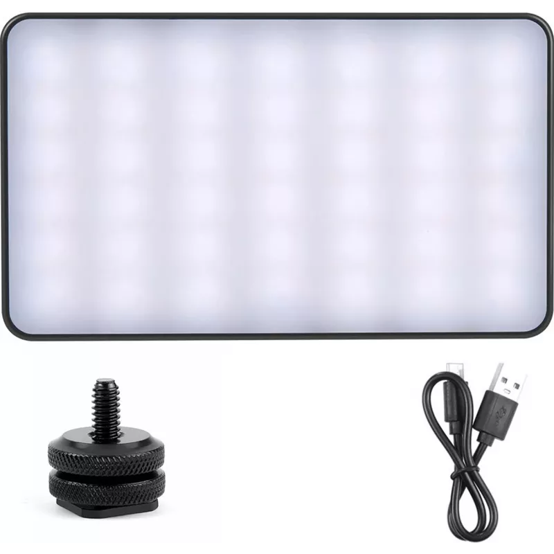 Lâmpada fotográfica LED de bolso PULUZ (preto)