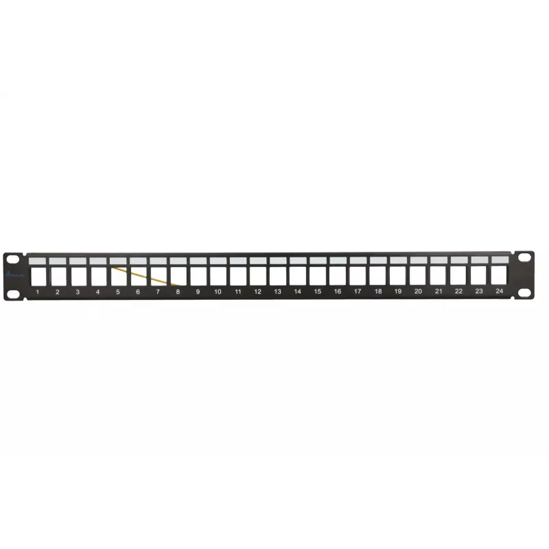 Patch panel Extralink 24 portas STP, modular, 24 portas