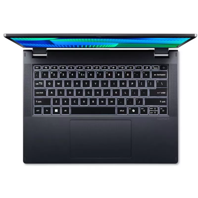 Portátil híbrido (2-em-1) Acer TravelMate TMP414RN-54-TCO-74CP — 14 polegadas WUXGA Touch, Intel Core Ultra 7 155U, 16 GB DDR5, 512 GB SSD, 4G, Windows 11 Pro, azul