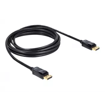 Cabo DisplayPort DeLOCK 82424 3 m macho-macho dourado preto