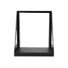 StarTech.com rack de servidor de secretária 2-Post 12U Heavy-Duty, pequena estrutura de rack de computador aberta de 19 polegadas, rack de rede compacto para equipamento AV/estúdio/dados/IT, em conformidade TAA – rack de dois postes autónomo para casa/escritório