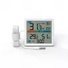 Manta MTO002W estação meteorológica com sensor externo, termómetro/higrómetro, relógio, branca