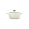 Le Creuset Signature assadeira redonda branca 20 cm
