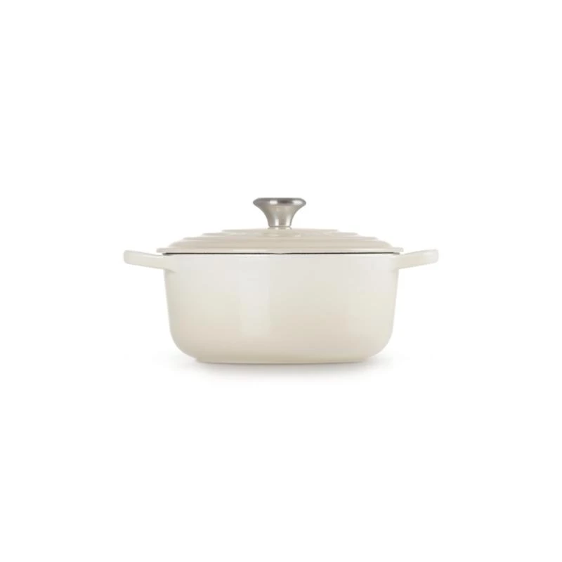Le Creuset Signature assadeira redonda branca 20 cm