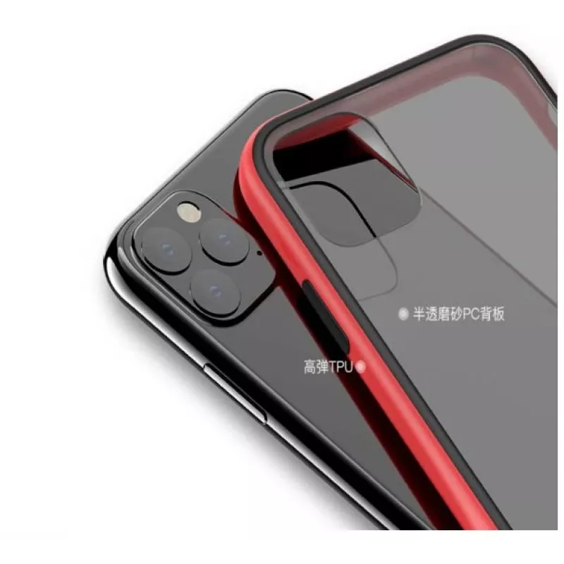Capa de proteção COMMA para iPhone 11 Pro Max — anti-choque, verde