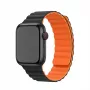 Pulseira GUAN Premium Pro para Apple Watch 38/40/41/42 mm — Laranja/preto