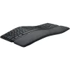 Logitech ERGO K860 - Teclado - sem fios - 2,4 GHz, Bluetooth 5.0