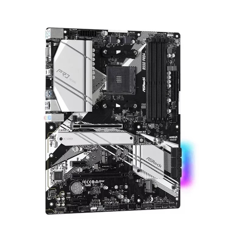 Placa-mãe ASRock B550 PRO4 AMD B550 Socket AM4 ATX