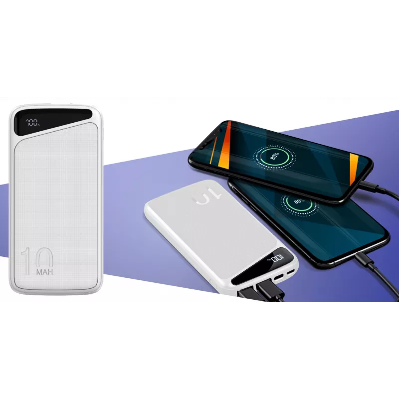 Powerbank portátil Navitel PWR10 MX BRANCO 10000 mAh