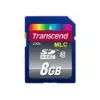 Cartão de memória flash Transcend 8 GB SDHC Class 10 TS8GSDHC10M