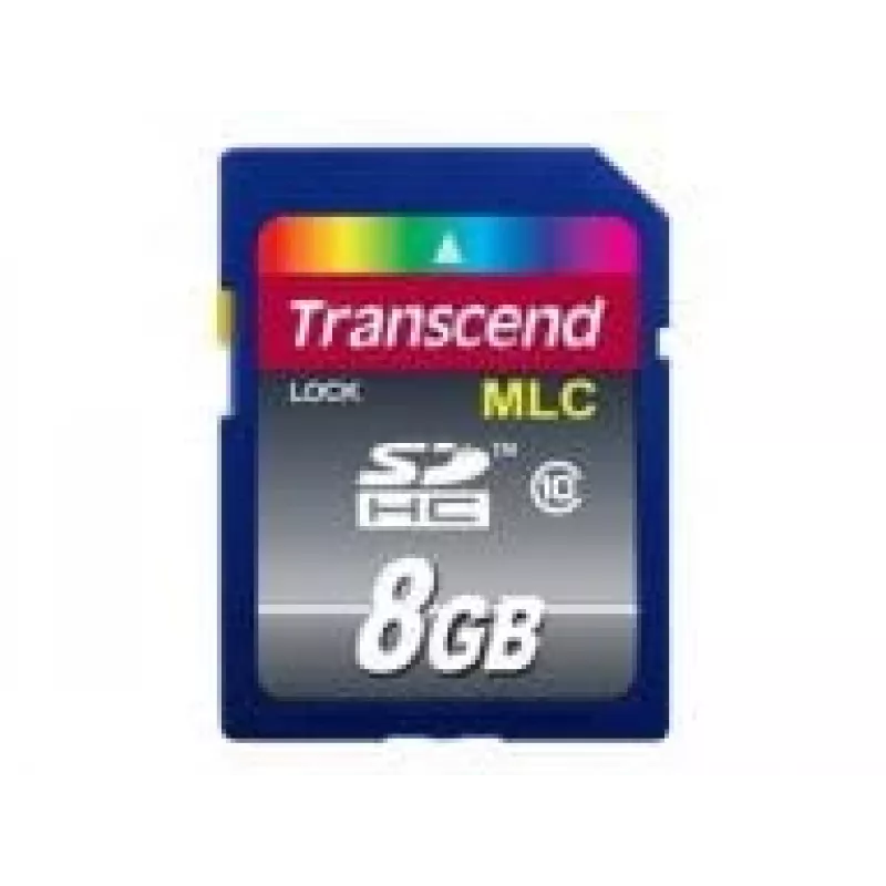 Cartão de memória flash Transcend 8 GB SDHC Class 10 TS8GSDHC10M