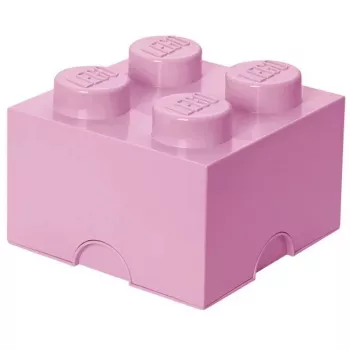 Storage Brick LEGO Room Copenhagen 4, rosa — tijolo de armazenamento LEGO 40031738, recipiente empilhável para brinquedos e têxteis