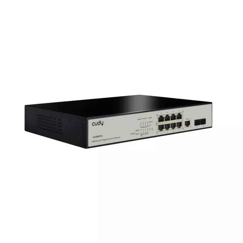 Switch gerido Cudy GS2008PS2 L2 Gigabit Ethernet 8 portas PoE