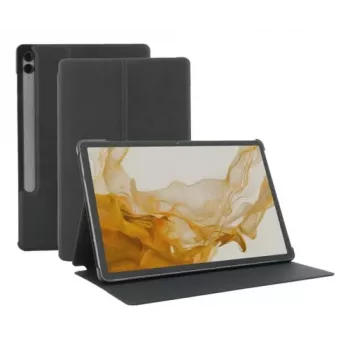 Mobilis RE.LIFE - Capa flip para tablet - Design ecológico, com aba - Pele sintética - Preto - para Samsung Galaxy Tab S10+ (068016)