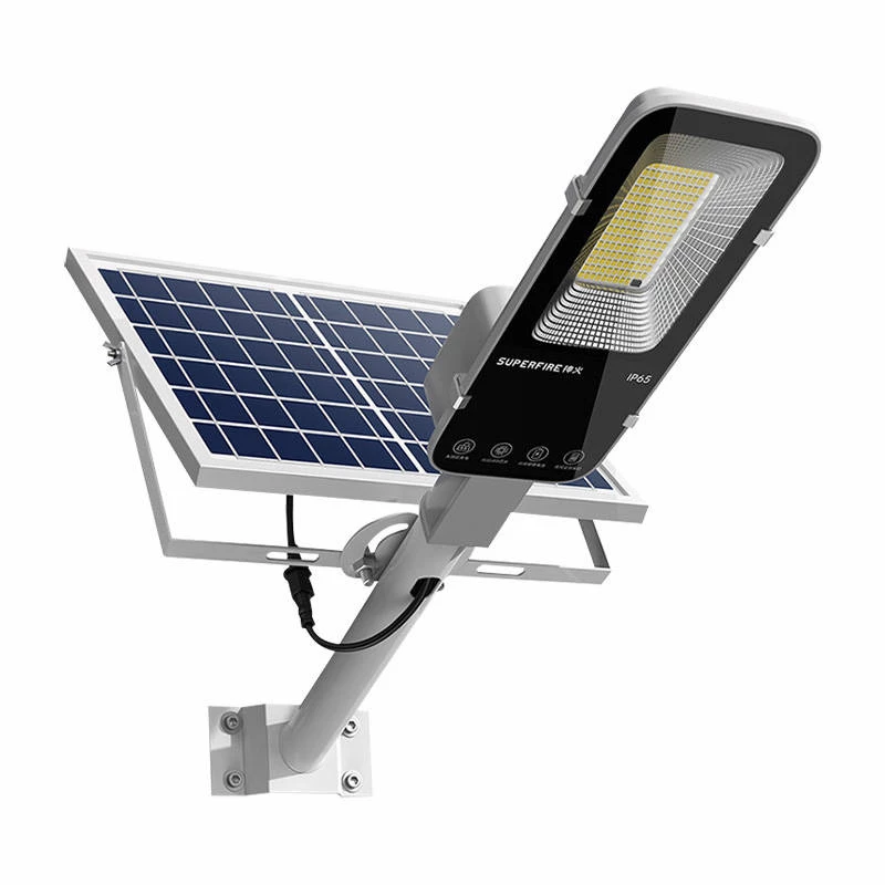 Lâmpada solar Superfire FF5-A 63W 500lm — lâmpada solar LED para exterior, modelo FF5-A