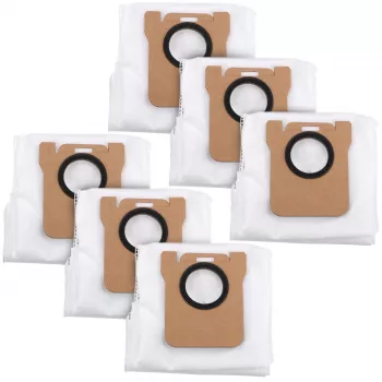 Conjunto de sacos para robôs aspiradores Xiaomi e Dreame, 6 unid., L10S Ultra, L10, L20, X10, X10+, X20+