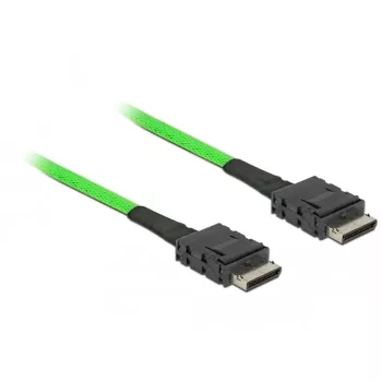 Cabo SAS DeLOCK 85214 1 m preto SFF-8611 SFF-8611