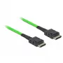 Cabo SAS DeLOCK 85214 1 m preto SFF-8611 SFF-8611