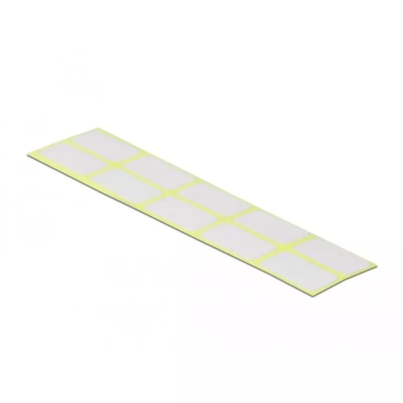 DeLOCK 18825 abraçadeiras de cabos, 180 x 2,5 mm, 10 un., cores sortidas, com campo para etiqueta