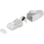 Conector de cabo RJ-45 S/CONN 72067-10GR cinzento branco