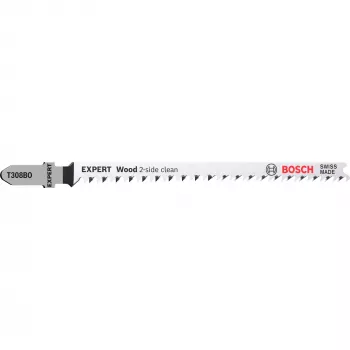 Bosch Wood corte limpo 2 lados lâmina para serra de vaivém aço carbono (HCS) 5 unid.