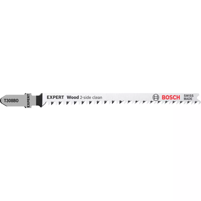 Bosch Wood corte limpo 2 lados lâmina para serra de vaivém aço carbono (HCS) 5 unid.