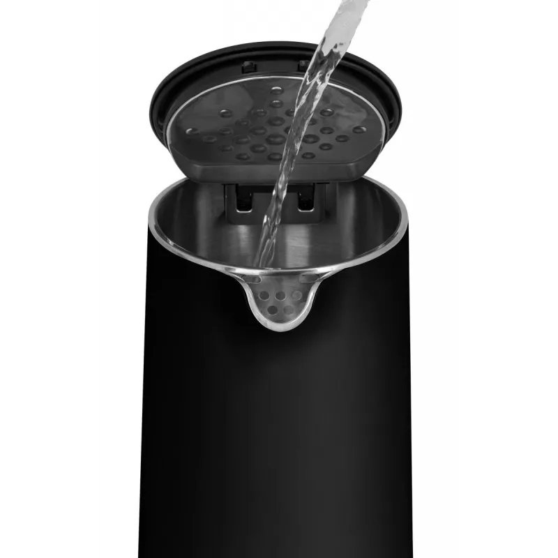 Chaleira elétrica de parede dupla 1,5 L Concept preto RK 3301