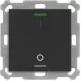 MDT BE-TAL55T106.B1 botão KNX Light 55 1f RGBW sensor de temperatura preto mate comutação 1 (BE-TAL55T106.B1)