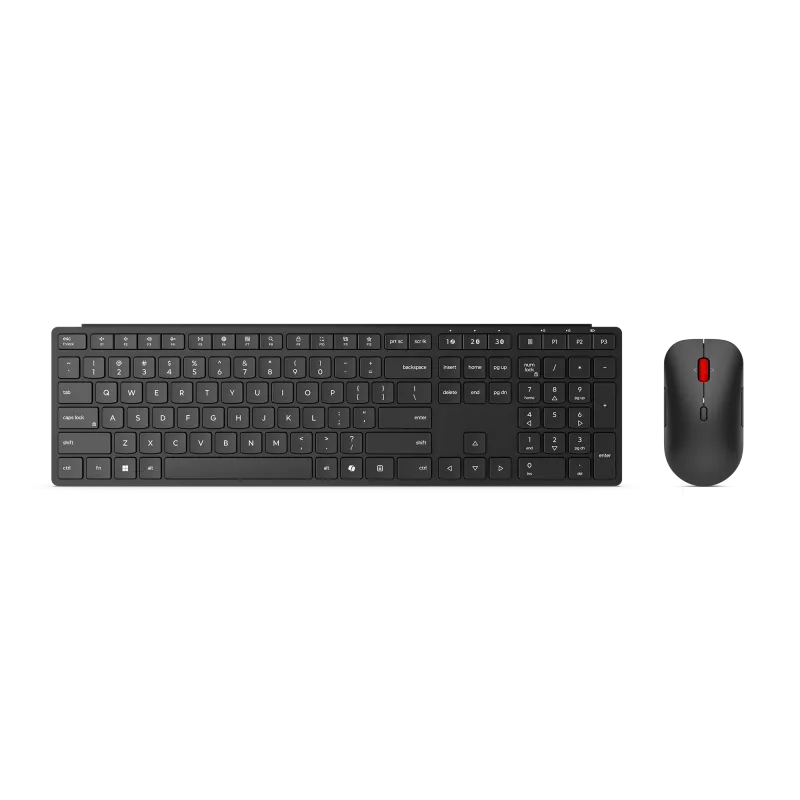 Lenovo | Multi-Mode Pro 6000 | Conjunto de teclado e rato | Sem fios | Rato incluído | Estónio | Bluetooth | Eclipse Preto